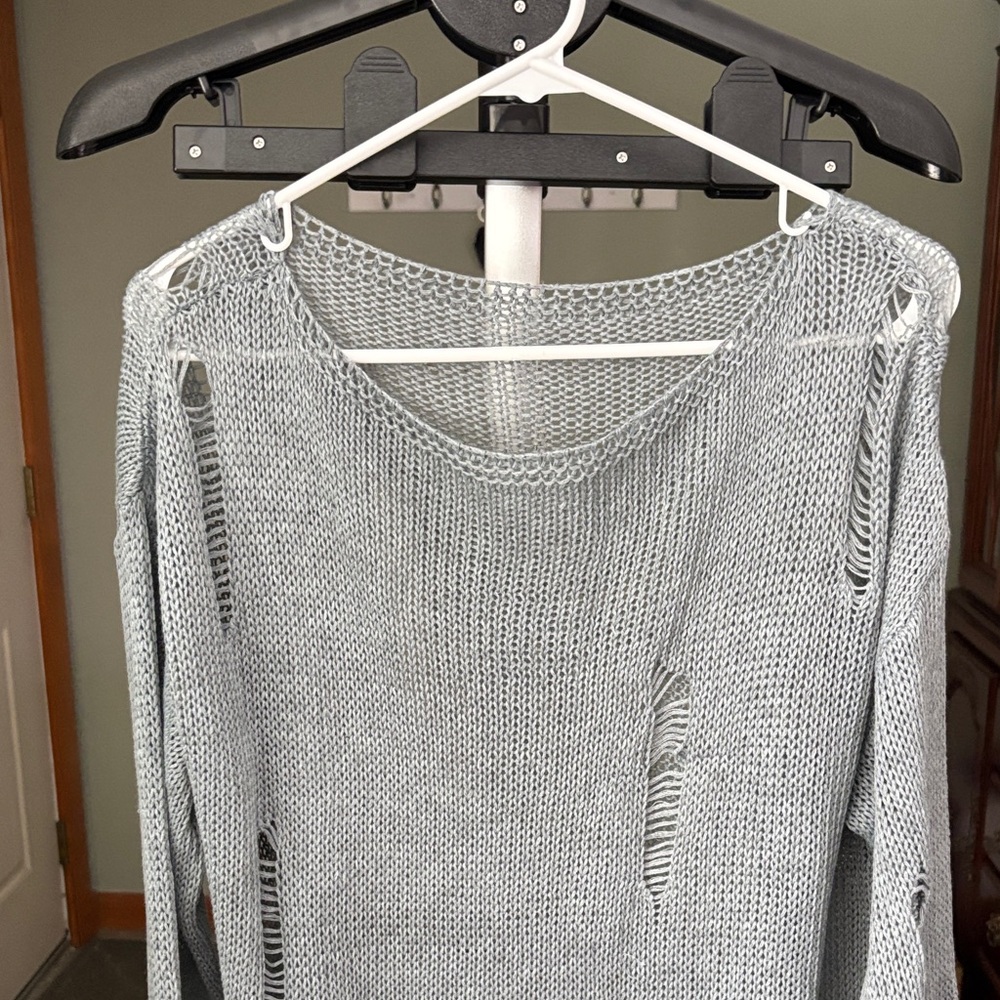 Stylish Gray Women's Sweater